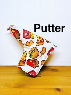 Golf Putter Head Cover Blade & Half-Mallet Handmade By Shizu